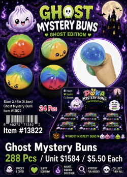 Ghost Mystery Buns